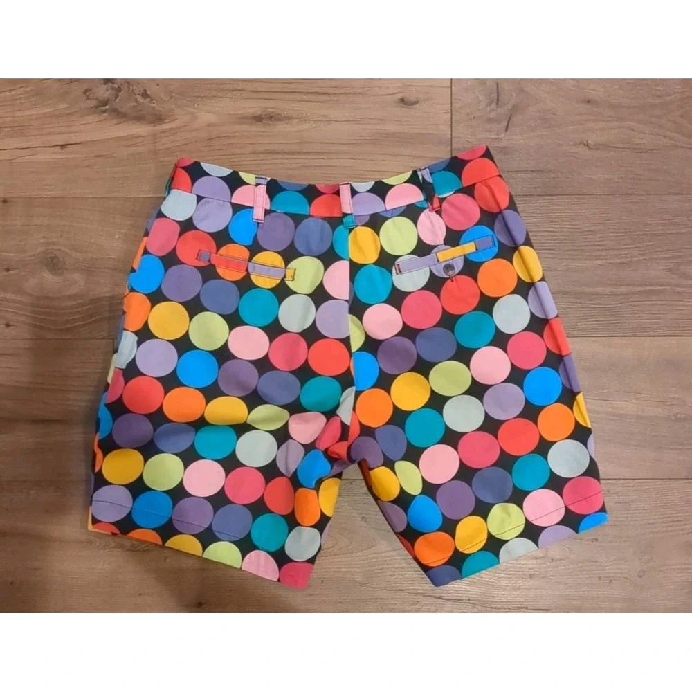 Loudmouth Mens Multicolor Dotted Golf Shorts Size‎ 36